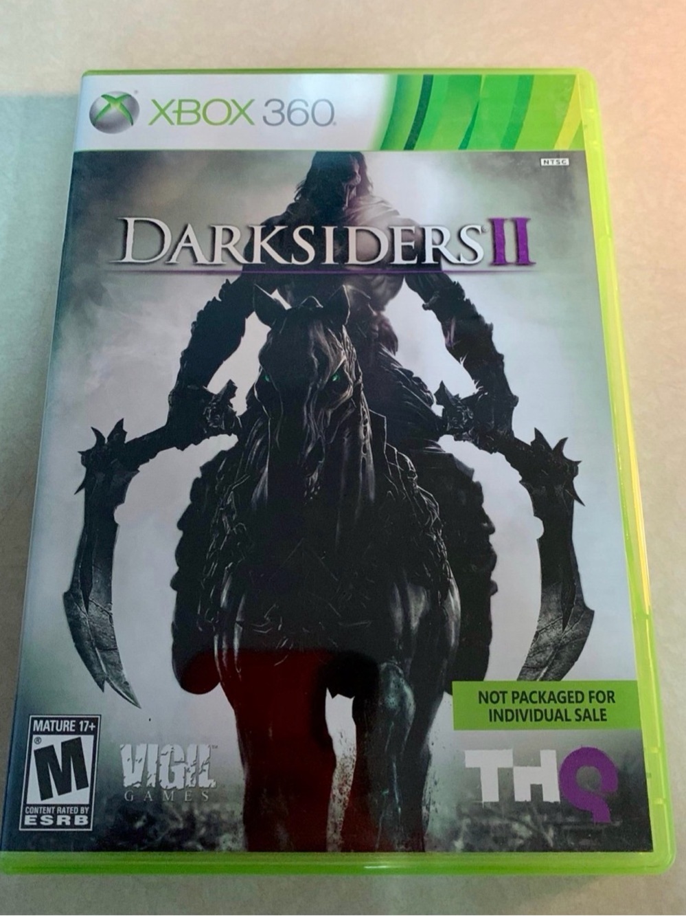 Darksiders 2 for Xbox 360 Tested MINT Condition Disc Plays Perfectly